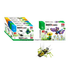Бутик строительный блок игрушка для DIY насекомых мир-бабочка